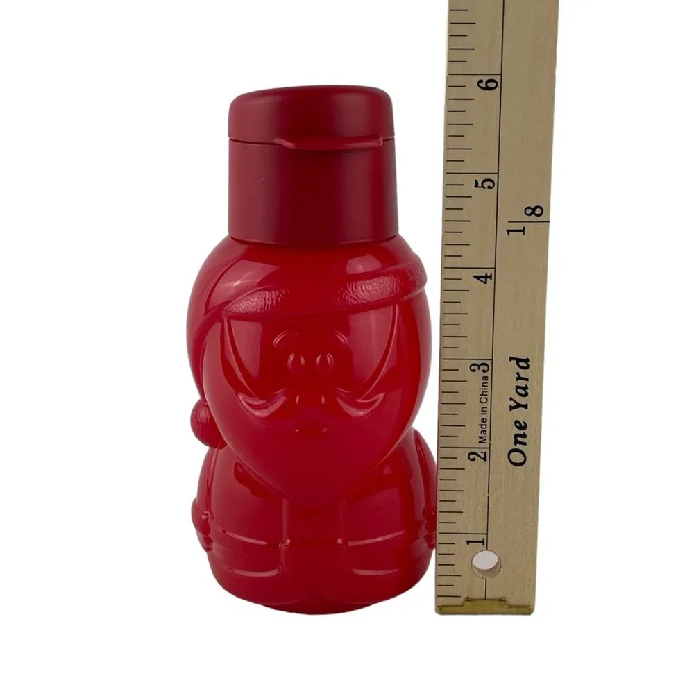 Tupperware Eco Santa Claus Water Bottle‎ Red Tumbler Lot of 2 NEW